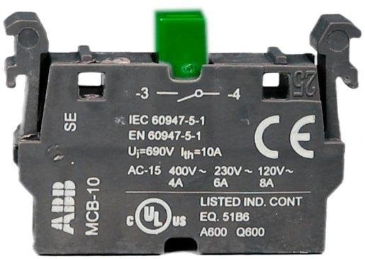 Kontaktblock 1S rückw.Befest. 