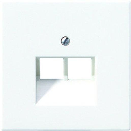 Abdeckung für IAE/UAE-Anschlussd. und Datend. Kat5e und Kat6 (2 x 8) 