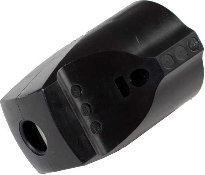 Schuko Kupplung schwarz 