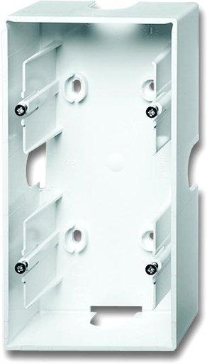 Aufputz Gehäuse future 2-fach studioweiß 