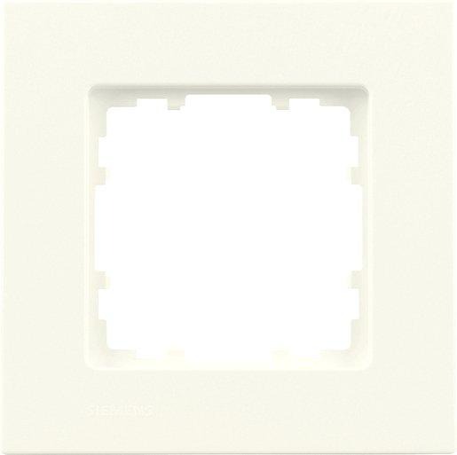 1-fach Rahmen DELTA miro titanweiß 90x90mm 