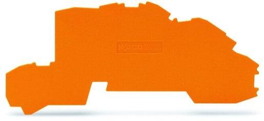 Abschluss- und Zwischenplatte 0,8 mm dick orange 