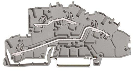 Installationsetagenklemme L/L 0,25 - 2,5 mm² grau 