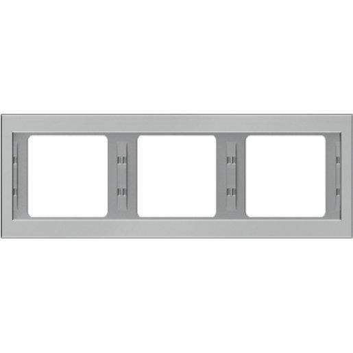 Abdeckrahmen 3-fach K.5 - Edelstahl/ Rostfrei 