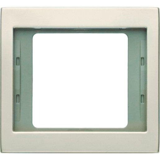 Abdeckrahmen 1-fach K.5 - Edelstahl/ Rostfrei 