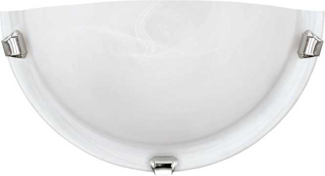 Wandleuchte Chrom/Glas satiniert 1x60W E27 SALOME 