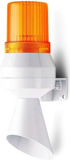 Kleinhupe mit Trichter und Blitzleuchte orange 230 V AC 50 Hz 