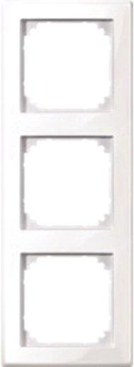 Abdeckrahmen 3-fach polarweiß glänzend 