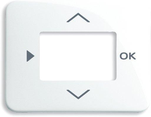 Zentralscheibe für Timer Bedienelement studioweiß glänzend 