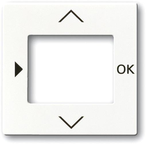 Zentralscheibe für Timer Bedienelement studioweiß glänzend 