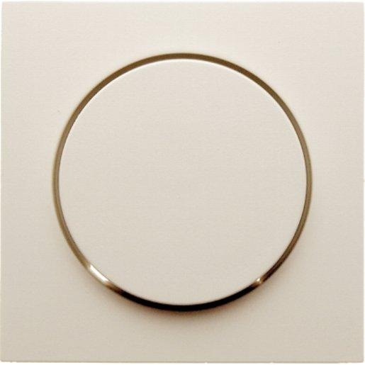 Zentralstück mit Regulierknopf für Drehdimmer weiß glänz. S.1/B.3/B.7 IP20/IP44 
