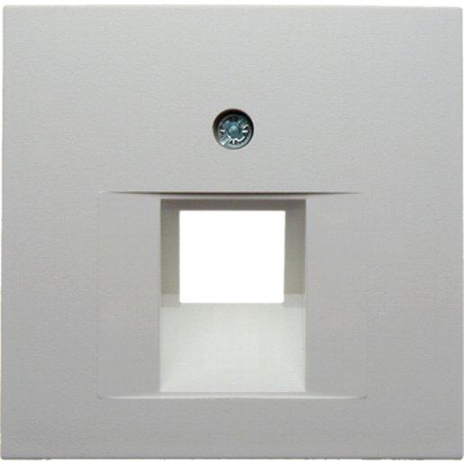 Zentralstück für UAE-Steckdose S.1/B.3/B.7 Glas polarweiß 