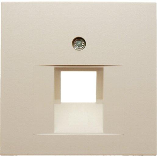 Zentralstück für UAE-Steckdose S. 1 weiß glänzend 