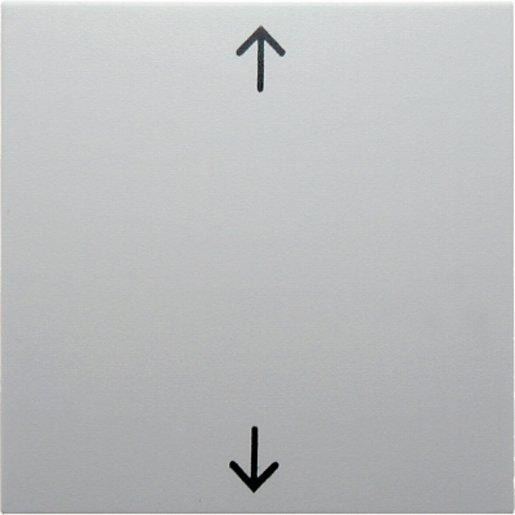 Wippe mit Aufdruck Symbol Pfeile S.1/B.3/B.7 Glas polarweiß 