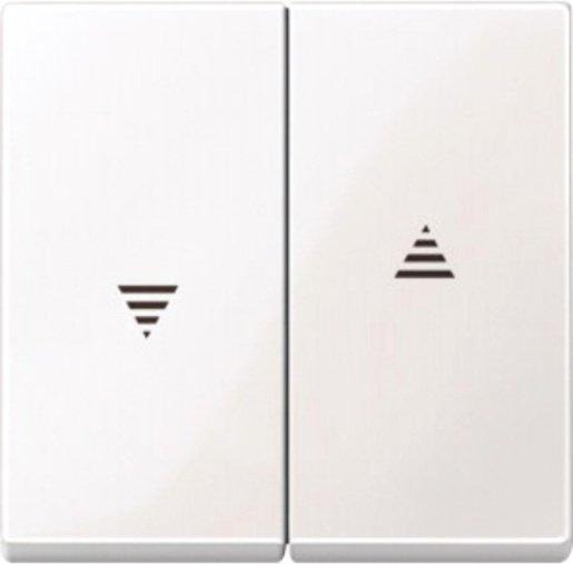 Wippe für Rollladenschalter und -taster polarweiß glänzend 