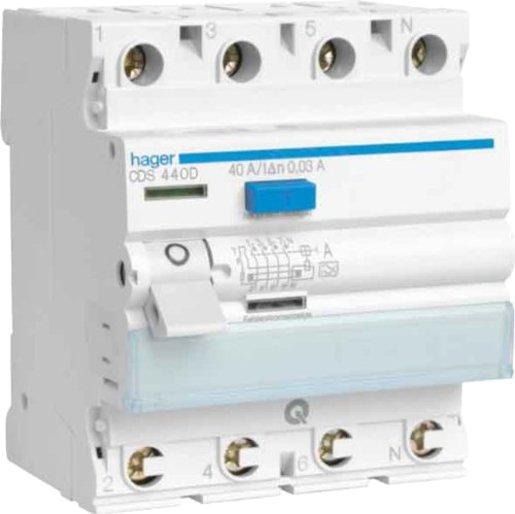 FI-Schutzschalter  40A 4-polig 30mA Typ A 