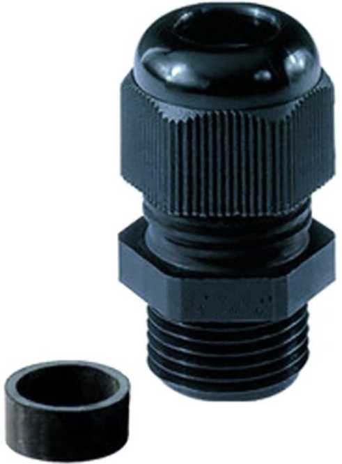PA Kabelverschraubung M20x1,5 RAL9005 schwarz 