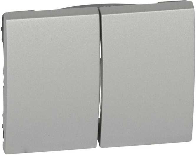 Wippe Serie für Schalter Taster Jalousie Galea soft aluminium 