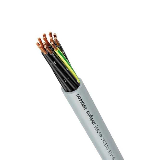 PVC - Steuerleitung Ölflex 191 5G1,5 / AWG16 