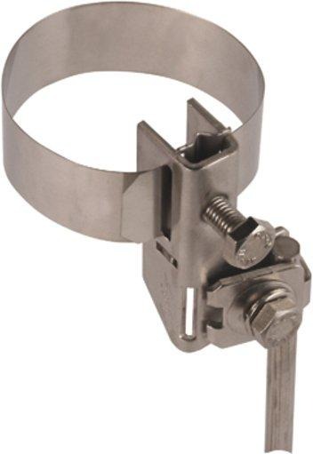 Antennen-Bandrohrschelle NIRO Klemmbereich Rohr 26,9-88,9 mm 