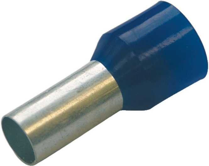 Aderendhülse isoliert 0,75 mm² - L 8 mm blau 
