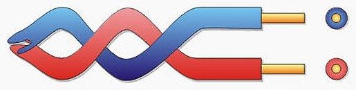 PVC Fernmelde-Aderleitung YT 2x0,8 weiß/rot 100m 