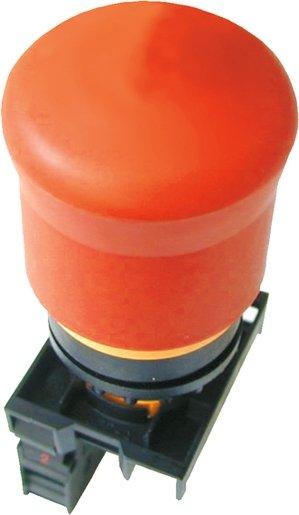 NOT-AUS-Taster 1S+1Ö Front M22-PV/K11 rot 