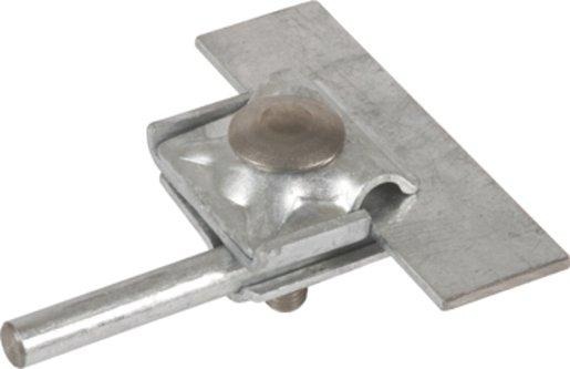 Falzklemme mit vergrößerter Anschlussfläche St/tZn Rd. 8-10 mm 