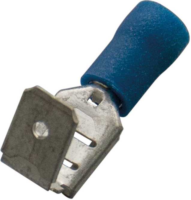 Flachsteckhülse isoliert 1,5-2,5/6,3x0,8 