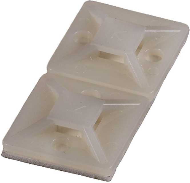 Klebesockel natur bis 3,6mm 19x19mm 