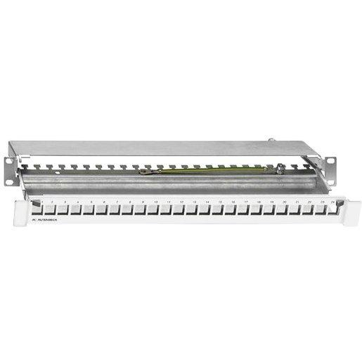 UM-Patchpanel 24-Port PP-UM A-24/1 grau RAL7035 483x44x130 mm 