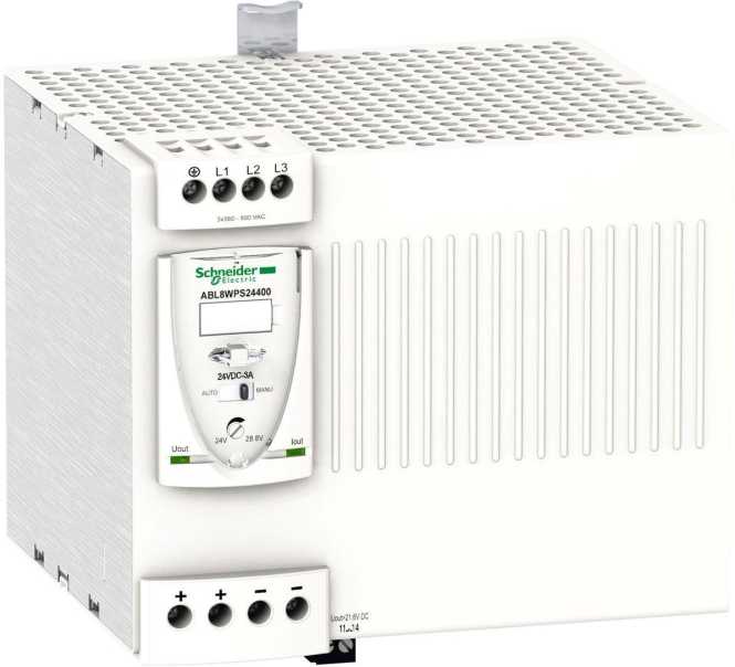 Getaktete Spannungsversorgung 3-phas. 380..500 V AC 24 V DC 40A 960 W 