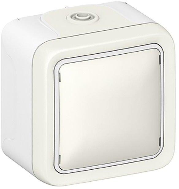 Wippschalter Universal Aus-/ Wechsel 1-polig Feuchtr. Aufputz Plexo 55 