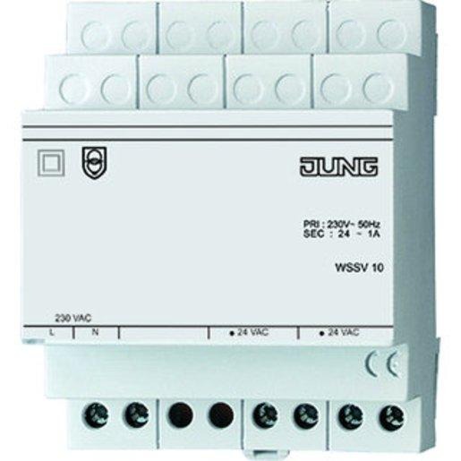 Spannungsversorgung AC 24 V ~ für Wetterstation und Analogeingang 