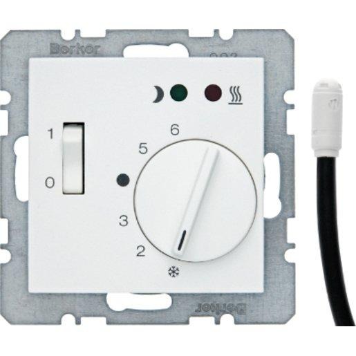 Fußbodentemperaturregler mit Schließer Zentralstück Wippschalter 
