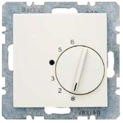 Raumtemperaturregler mit Wechsler und Zentralstück B.1/B.3/B.7 Glas 