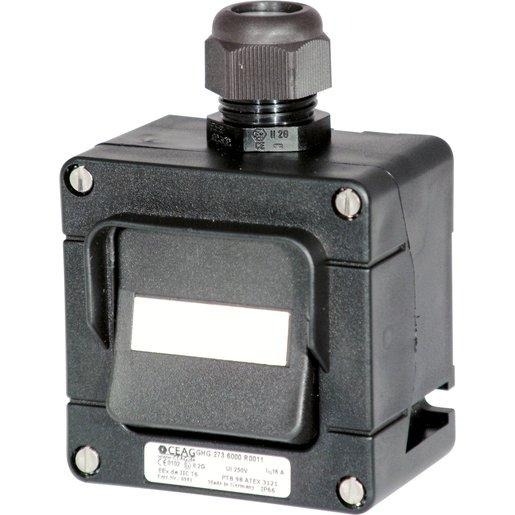 Ex-Installationsschalter 16 A Zone 1/21 Ein/Ausschalter 2-polig 1xM25 