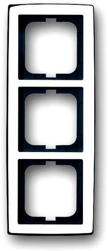 Abdeckrahmen solo 3-fach Chrom glänzend 