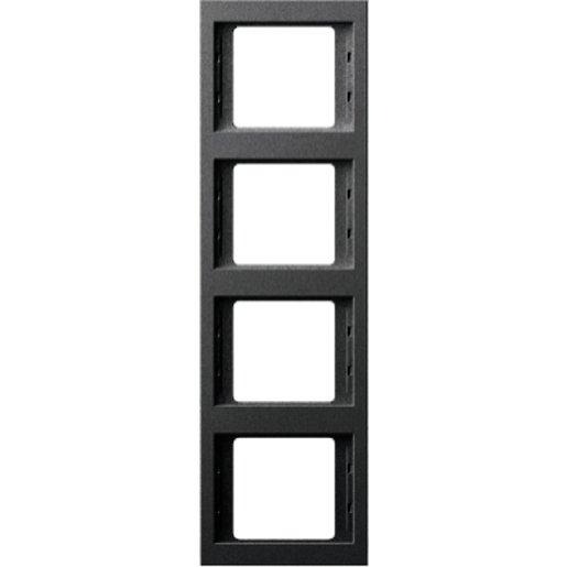 Abdeckrahmen 4-fach K.1 - anthrazit/ matt 