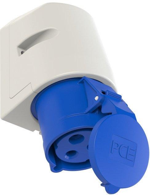 Wandsteckdose 32A 3p 6h IP44 