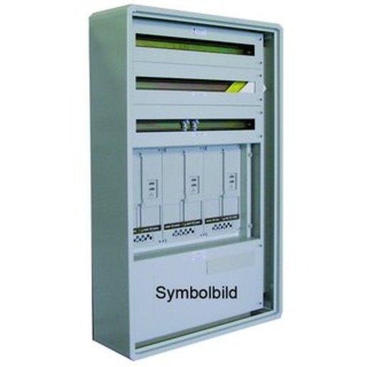 Aufputz-Zählerverteiler für OÖ und Salzburg mit Rückwand / EAG/LinzAG / SAG 