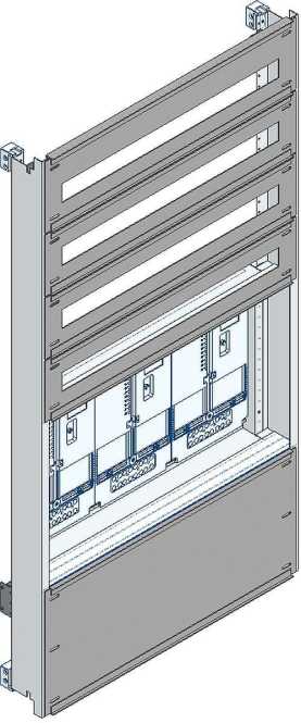 Einsatz für Zählerverteiler (OÖ/Salzburg) TN-Netz 3 Zählerplätze H 1325mm 
