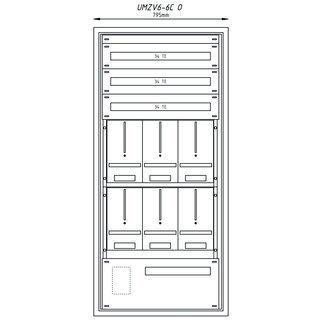 UP Zählerverteiler + PW + UM EAG/LinzAG/SAG für TN-Netz 