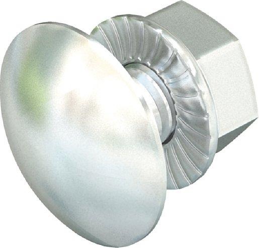 Flachrundschraube mit Kombimutter M6x12 V2A 