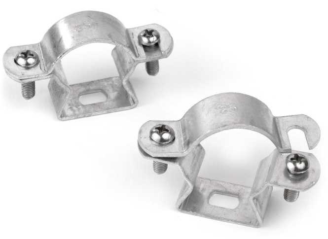 Abstandsschelle Aluminium mit Edelstahlschrauben 32 