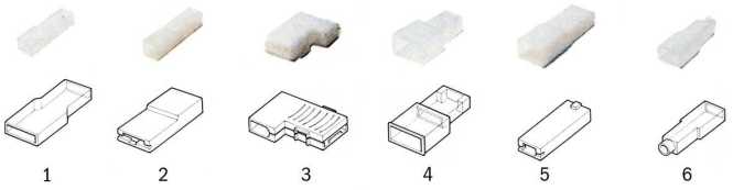 Isolierhülse Form 2 Nylon 6,3 mm 