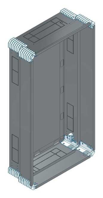Putzwanne mit Rückwand komplett außen B586xH1078xT245mm 