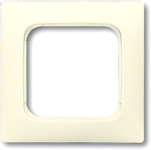 Abdeckrahmen 1-fach Linear-102 cremeweiß glänzend 