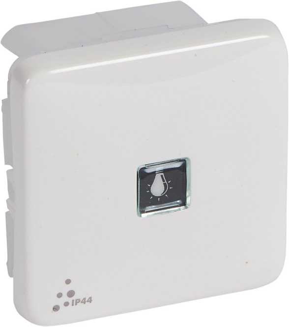 Wippe Kontroll Symbol IP44 Creo ultraweiß 