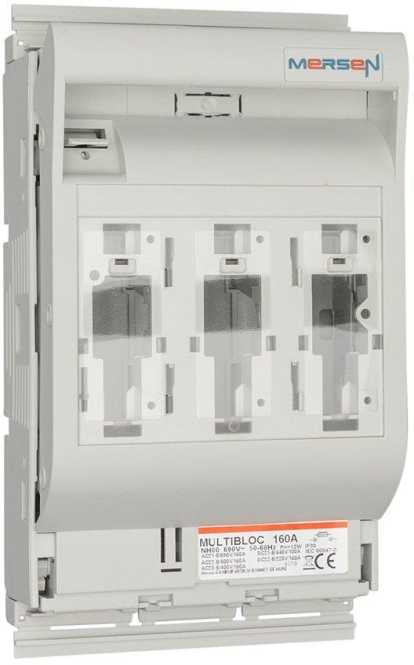 MULTIBLOC NH-Lasttrennschalter 00.ST9 Gr.00 160A 3-polig Aufbau M8 